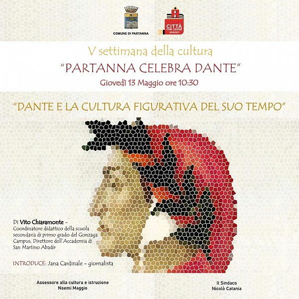 Partanna Celebra Dante Alighieri Prima Pagina Partanna